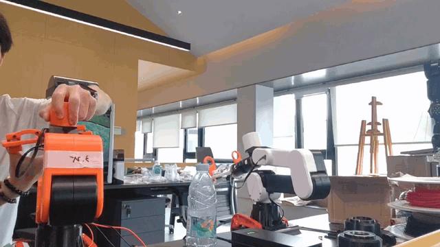EDULITE A3 robotic arm real robot VLA debugging demo