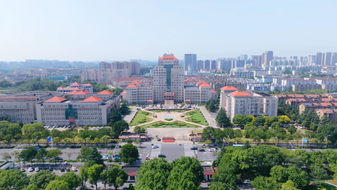 扬州大学主校区航拍